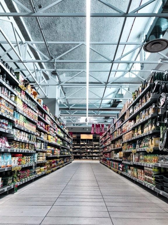 Piano relamping LED negozi